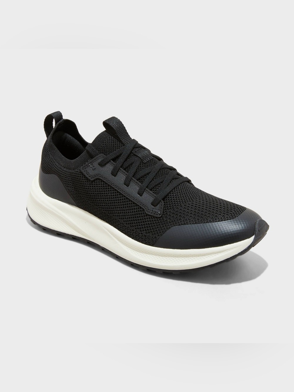 Men's Lee Knit Sneakers with Memory Foam Insole - Goodfellow & Co™ Black - new